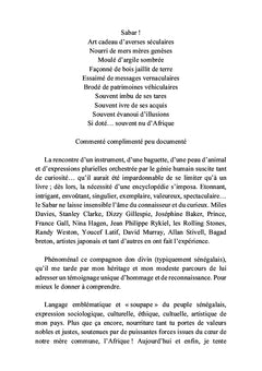 De la vocalisation des tambours aux expressions dansées...