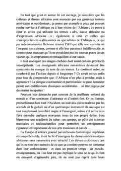 De la vocalisation des tambours aux expressions dansées...