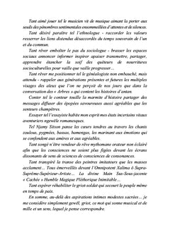 De la vocalisation des tambours aux expressions dansées...