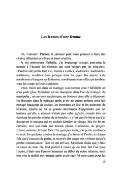 Les pleurs, les blessures et l'héroïsme de la femme