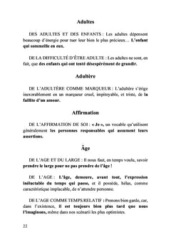 Dictionnaire de pensées