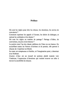 Gouttes d'âme