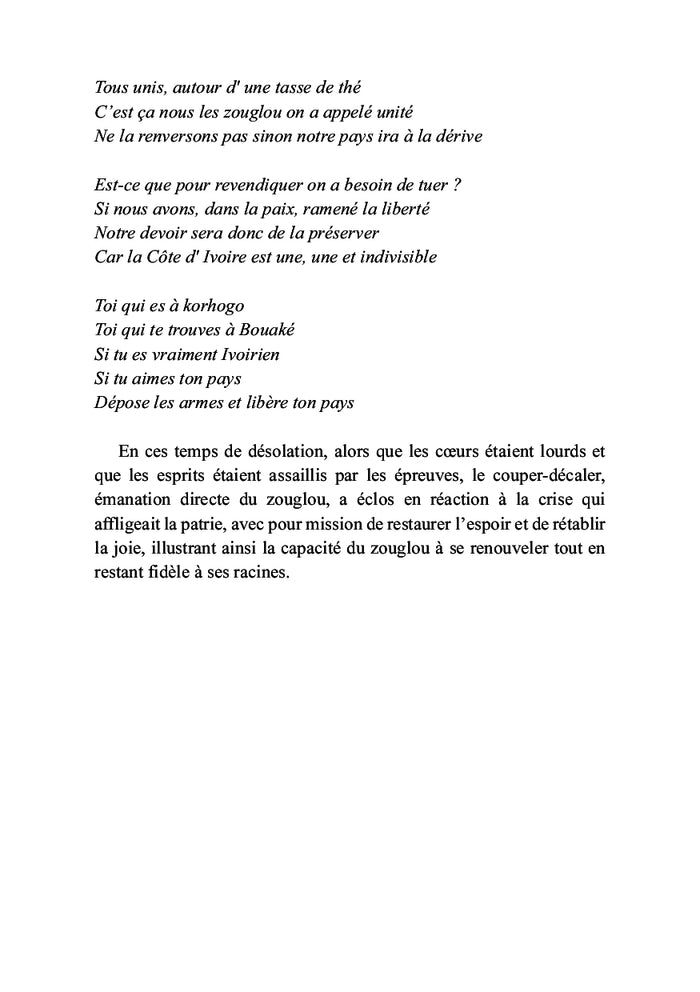 Zouglou, rythmes et résistance