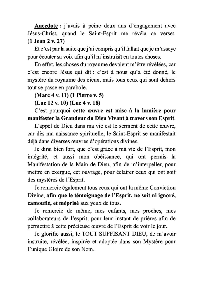 Le Saint-Esprit mon allié