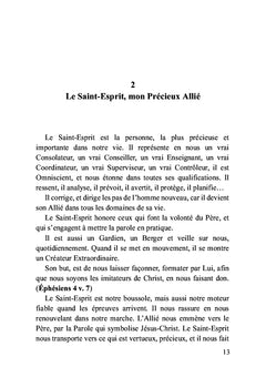 Le Saint-Esprit mon allié