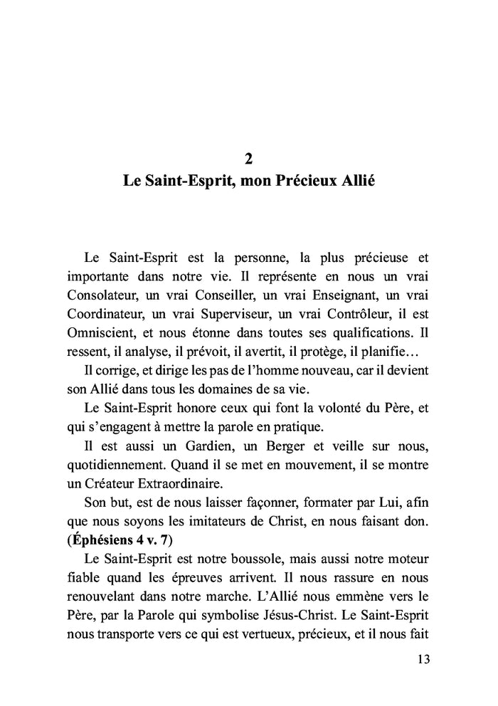 Le Saint-Esprit mon allié