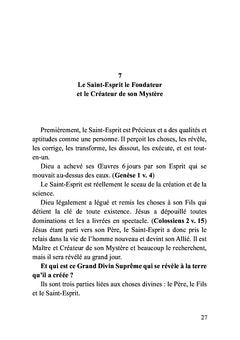 Le Saint-Esprit mon allié