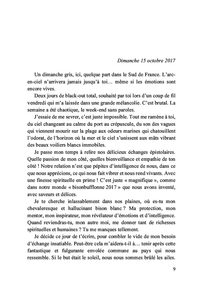 Lettres au Bison Blanc