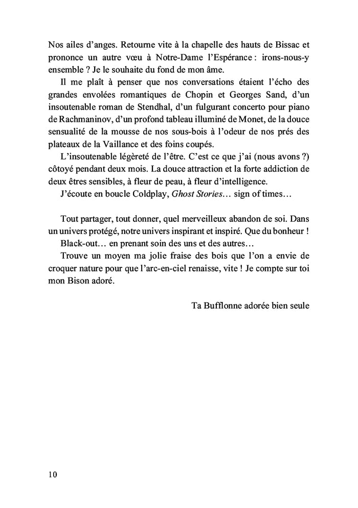 Lettres au Bison Blanc