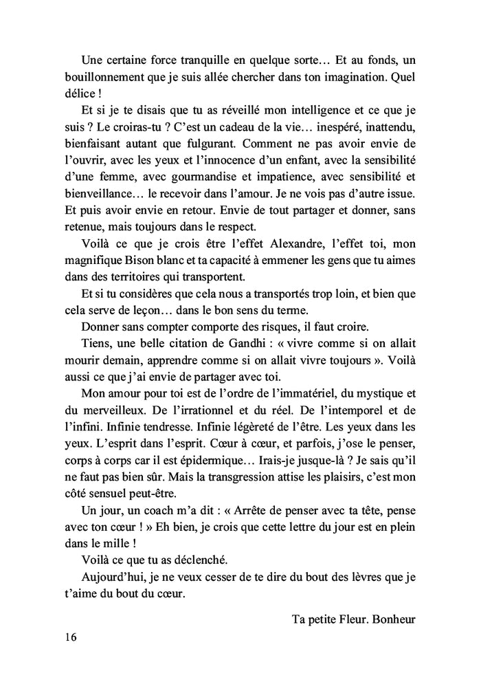 Lettres au Bison Blanc