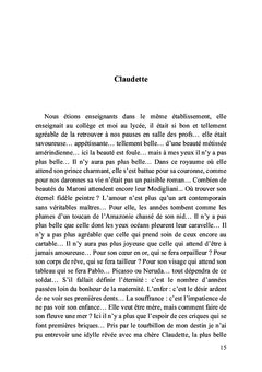 Le chemin de son annulaire gauche