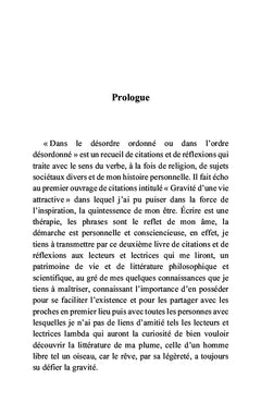 Dans le désordre ordonné et dans l'ordre désordonné