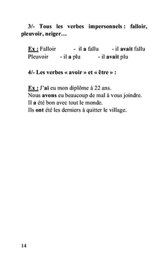 Le choix de l'auxiliaire