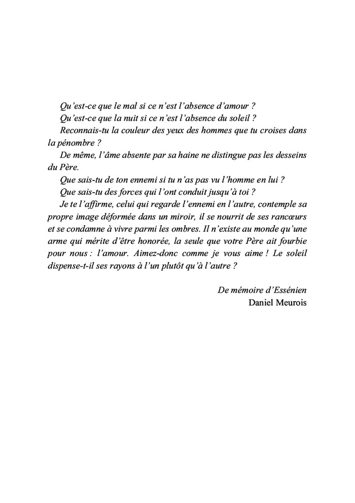 Amour, je vous le dis !