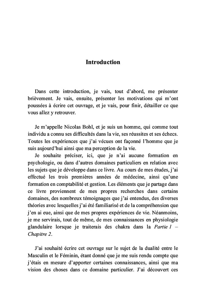 Comprendre la dualité du Masculin et du Féminin