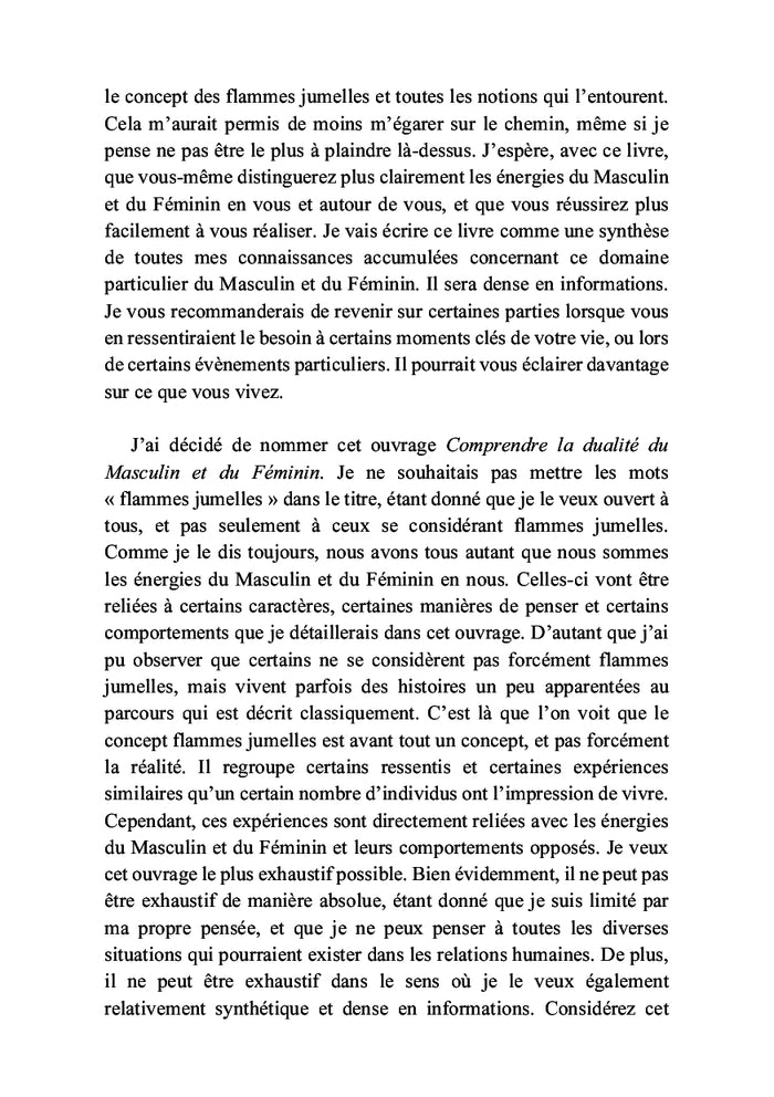 Comprendre la dualité du Masculin et du Féminin