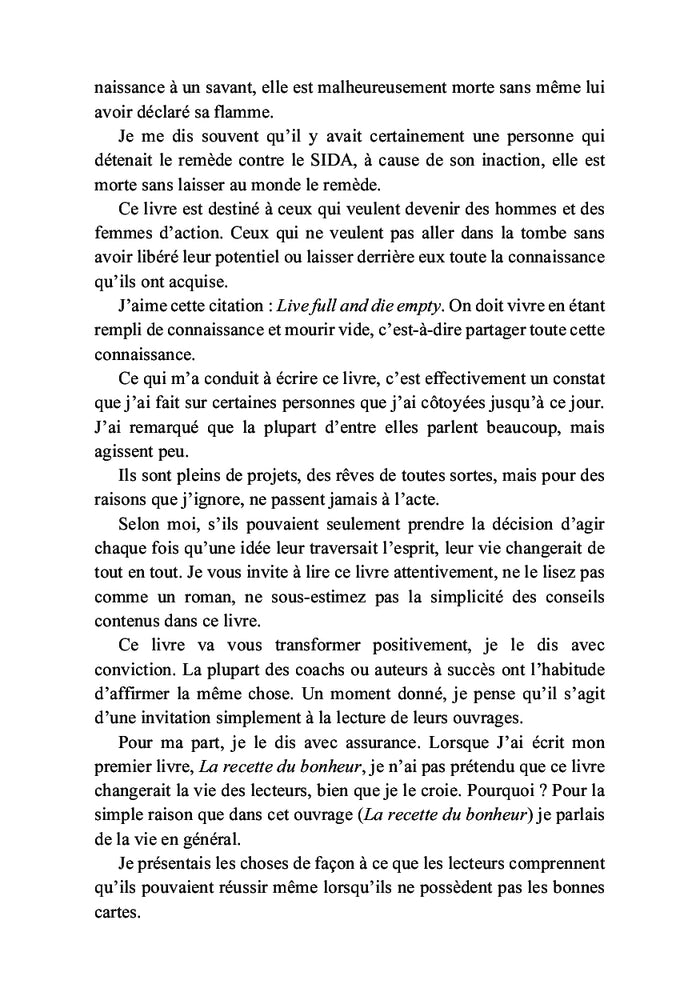 La puissance de l'action