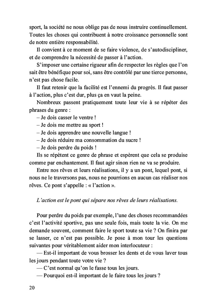 La puissance de l'action