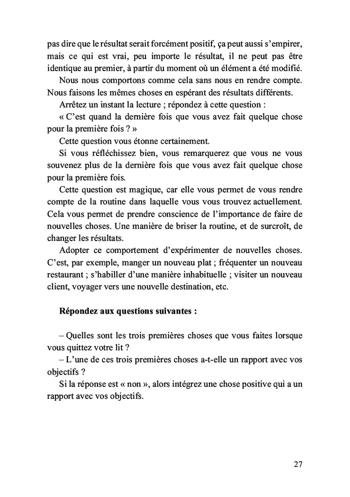 La puissance de l'action