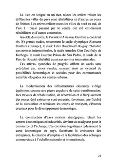 Douze raisons pour lesquelles le Président ADO doit continuer le développement du pays jusqu'en 2050