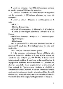 Douze raisons pour lesquelles le Président ADO doit continuer le développement du pays jusqu'en 2050
