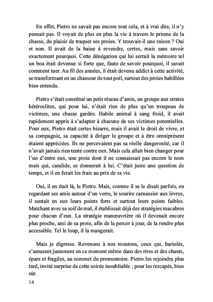 Pietro le fou ou Itinéraire d'un tueur né