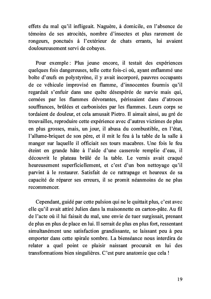 Pietro le fou ou Itinéraire d'un tueur né