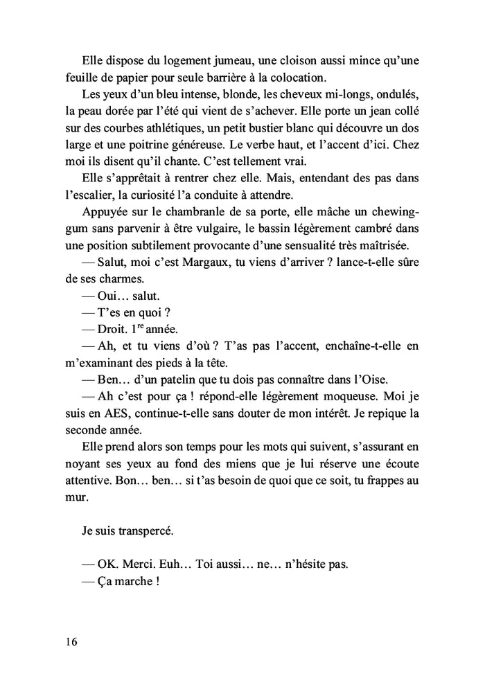 Assis sur un radeau de glace