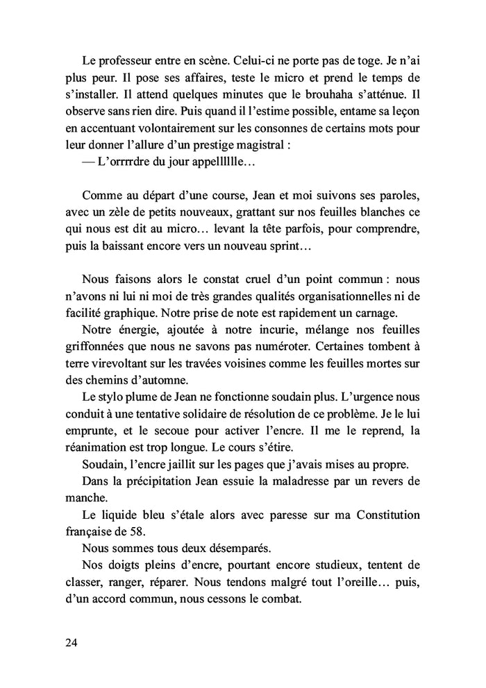 Assis sur un radeau de glace