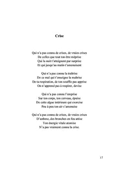 Poésie d'une vie ordinaire