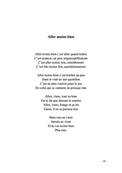 Poésie d'une vie ordinaire
