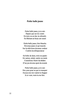 Poésie d'une vie ordinaire