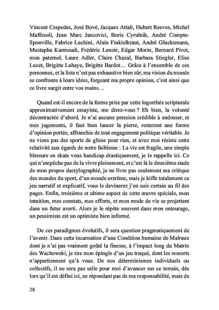 Sports extrêmes et effondrement