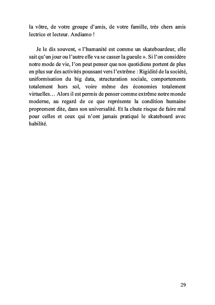 Sports extrêmes et effondrement