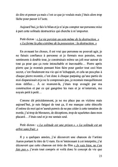 Mon insipide vie