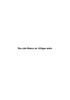 La malédiction des toubabs