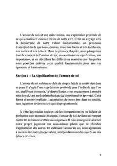 Parcours vers l'amour de soi