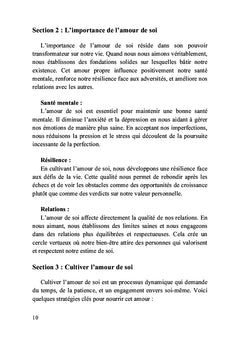 Parcours vers l'amour de soi