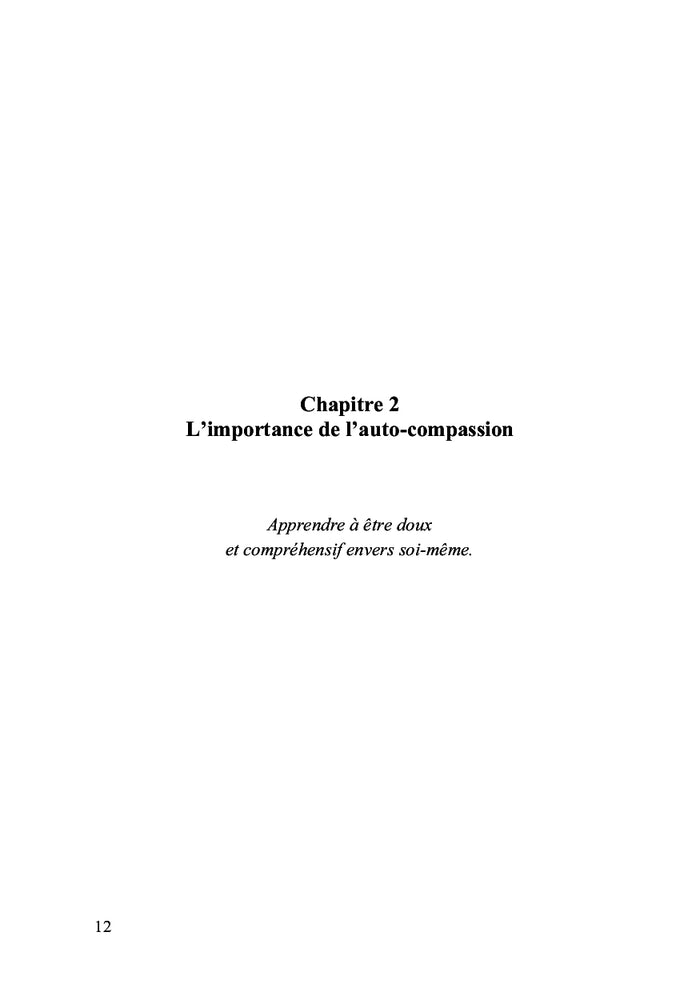 Parcours vers l'amour de soi