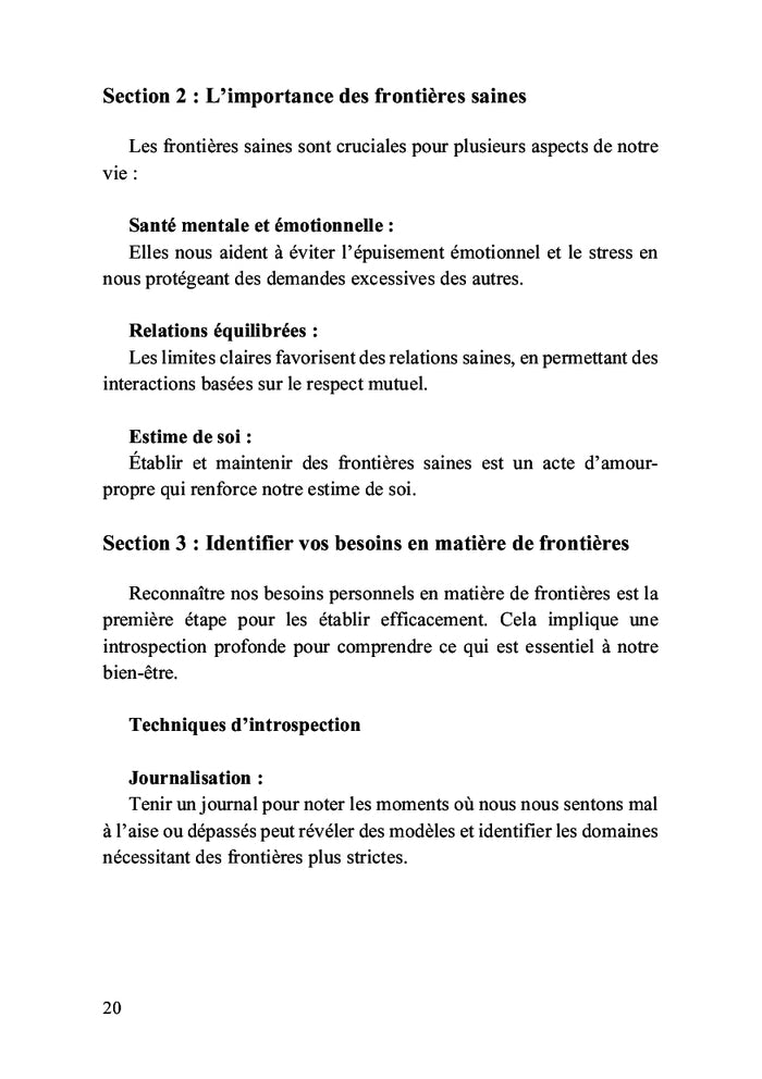 Parcours vers l'amour de soi