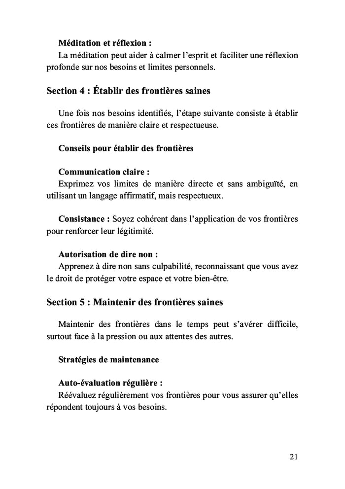 Parcours vers l'amour de soi