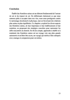 Parcours vers l'amour de soi