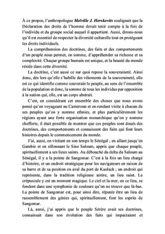 Doctrines, faits et comportements au Cameroun