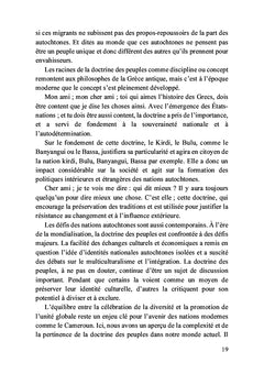 Doctrines, faits et comportements au Cameroun