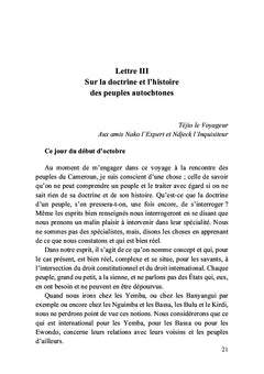 Doctrines, faits et comportements au Cameroun