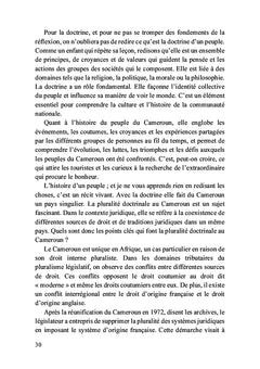 Doctrines, faits et comportements au Cameroun