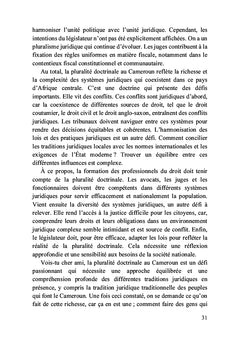 Doctrines, faits et comportements au Cameroun