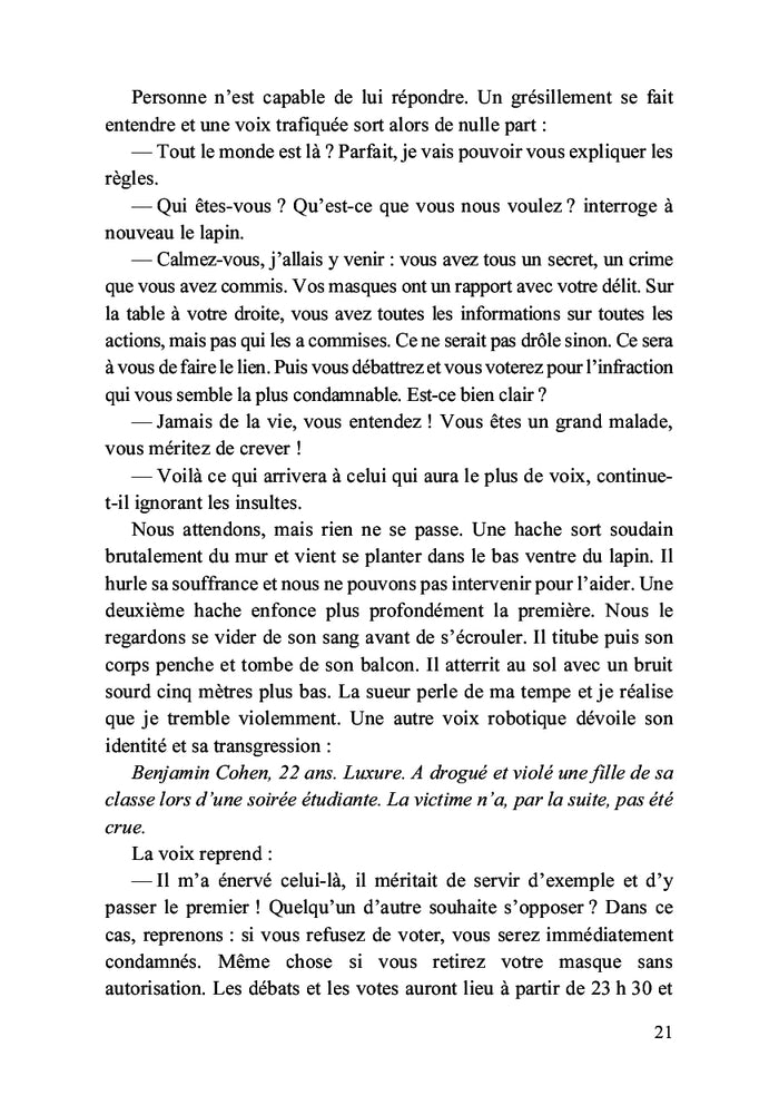 La chaîne des coupables