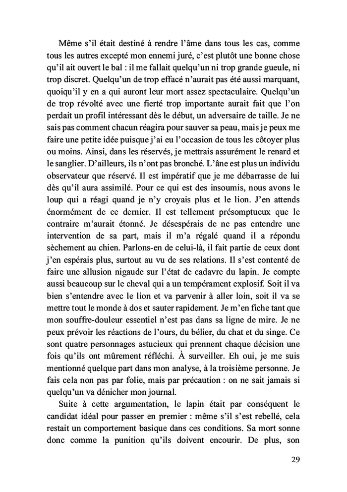 La chaîne des coupables