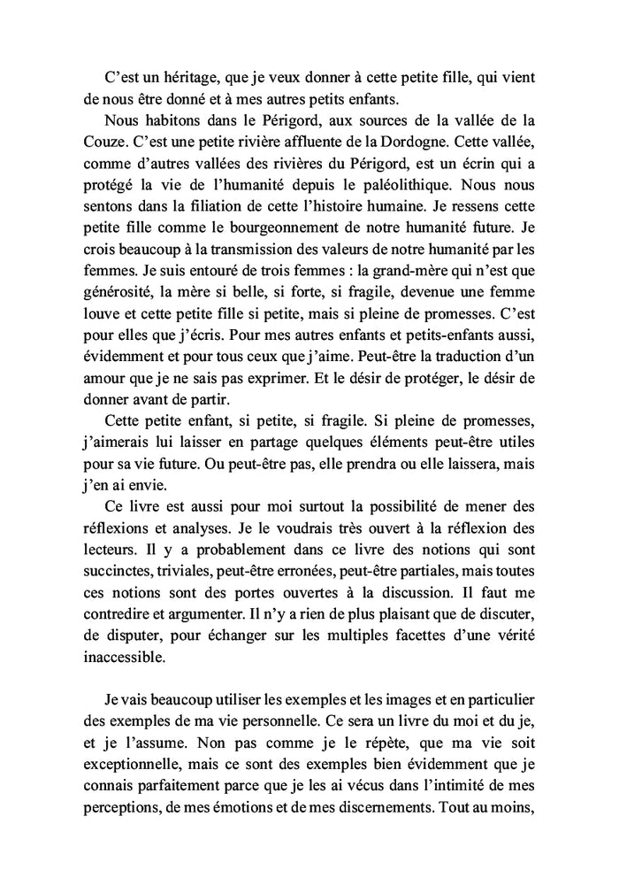 Soif d'existence, flâneries et digressions